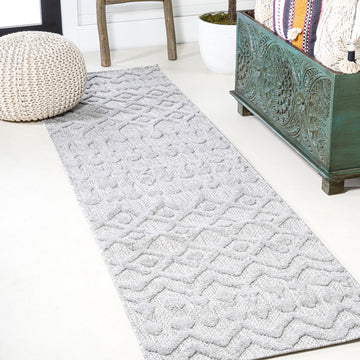Peralta Moroccan Diamond Indoor/outdoor Area Rug